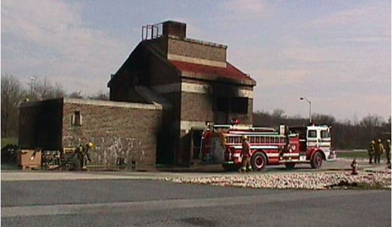 Putting out a fire