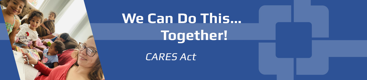 CARES act webpage header