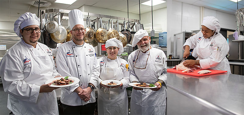 HACC Culinary Students Participate in Hands-On Cooking Demonstration with Joe Jurgielewicz & Son Ltd