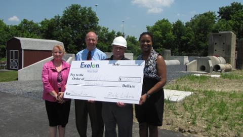 Exelon Nuclear contributes $10,000 to Shumaker Public Safety Center