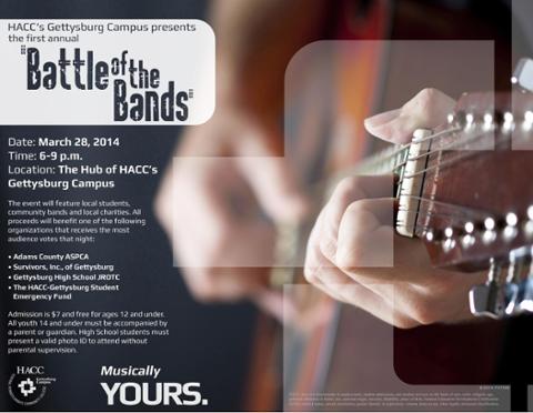 First Annual 'Battle of the Bands' at HACC's Gettysburg Campus