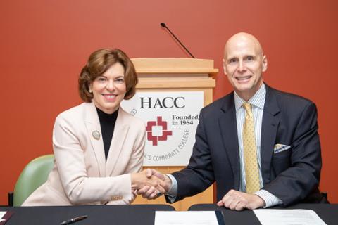 HACC Signs Articulation Agreement with Wilson College